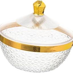 THE STYLE SUTRA Countertop Fruit Bowl with Lid Fruit Basket for Kitchen Counter Fruit Snacks Round XL-2