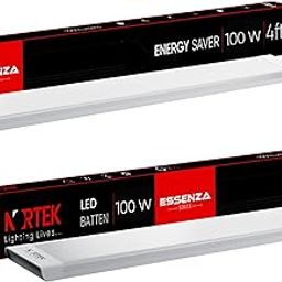 Nortek Essenza100 watts LED Tube Lights For Home Cool White LED Tube Light For Living Room, Bedroom, Office, Commercial And Industrial Space Eco-Friendly, And Cost-Saving LED Light Pack Of 1,ba15d-20
