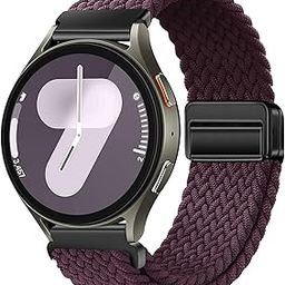 YYXIXI 20mm Watch Strap Compatible with Samsung Galaxy Watch 7/6/5/4 Strap 44mm 40mm/5 Pro 45mm Wriststrap/Active 2 Band Magnetic Buckle Braided Belt(Watch Not Included)-image-51