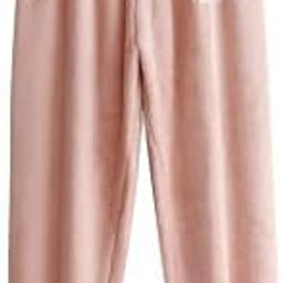 Girls Woolen Winter Warm Lower Track Pant Inside Fleece Pyjamas Plus Size (28 till 32) (PEACH)-11