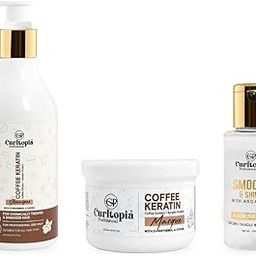 CURLTOPIA's 3-step Coffee Keratin Set. Hydrate, repair, and add shine with salon-grade Shampoo 250ml | Masque 250ml | Serum 100ml-image-9