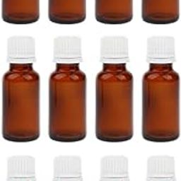 CALANDIS 12 Pieces Essential Oils Glass Bottles With Orifice Reducer Dropper 20ml | Aromatherapy | Natural & Alternative Remedies-18
