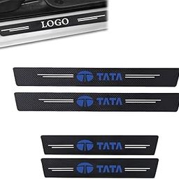 Kidoca® 4PCS Car Door Carbon Fiber Sill Edge Anti-Scratch Guard Protector Accessories Compatible for TATA Tiago | Tigor | Altroz | Punch | Nexon | Harrier | Safari | Manza | Zest-image-67