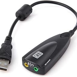 USB External Stereo Sound Adapter 5hv2 Multi-Function USB 2.0 External 3D Virtual 7.1 Channel Sound Card Adapter with 3.5mm Headphone Mic Jack for Mac Win 7 PC Laptop Desktop-5