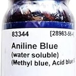 SRL Aniline Blue (water soluble) (Methyl Blue),25gm, CAS: 28983-56-4, Molecular Formula: C37H27N3Na2O9S3, Storage: Room Temperature, Shelf Life: 60 Months, for laboratory and industrial use.-image-96