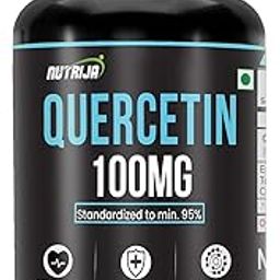NutriJa Quercetin 100mg Capsules - Standardized to 95% | Highly Purified & Bioavailable Supplement | Natural Bio-flavonoids & Powerful Anti-Oxidants (30 Capsules)-22