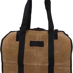 Generic Log Tote, Load‑Bearing Firewood Carrier, Fashion Look Padded Protection Fire‑Resistance for Outdoors Grilling Firepit Garden(Wet Wax mud Color)'-image-13