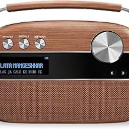 Saregama Carvaan Premium- Portable Music Player with 5000 Preloaded Songs, FM/BT/AUX (Oakwood Brown)-18
