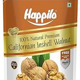 Happilo Natural Premium Californian Inshell Walnuts with Nut Cracker 200g, Dry Fruit Rich Source of Omega-3 Fatty Acids, Protein and Fiber, Crunchy Nuts-image-62