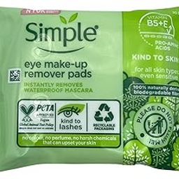 Simple Eye Makeup Remover Pads, 30 ct-13