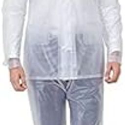 Rainfighter Men/Boy's PVC Top with Bottom Translucent Raincoat With Detachable Hood free Size-picture-53