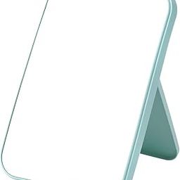 SMTPTL Desktop Makeup Mirror – Foldable, Portable Square Princess Mirror with Stand for Women, Compact Vanity Mirror for Travel & Home Use (Blue)-52