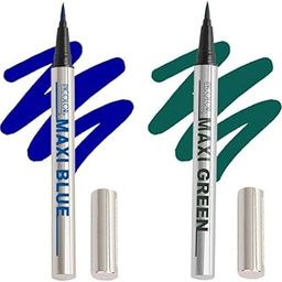 Incolor IC058 Maxi Pen Eyeliner Combo Pack of 2 (Green,Blue)-picture-43