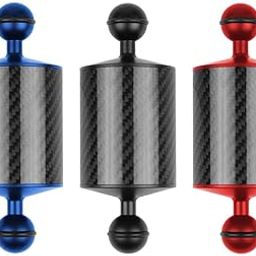 URBAN STORE Dive Photography Double Ball Head Buoyancy Light Arm Ultralight Carbon Fiber Black-picture-27