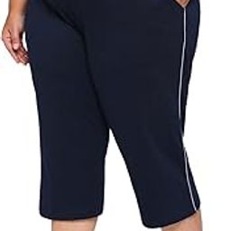 Women Plus Size Capri - Navy Blue-picture-11