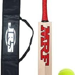 JRS Salix Cricket Cricket Bat with Free Ball for Boy and Girl (Sticker Multibrands| 8-10 Years)-image-51