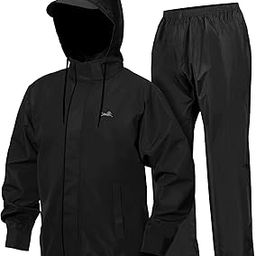 Unisex Double Layer Polyester Raincoat with Pant and Adjustable Drawcord for Hoodie-image-27