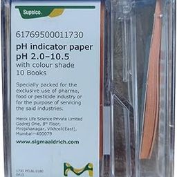 MERCK pH Indicator Paper pH 2.0 to 10.5 PH Indicator Papers Full Range 10 book (200 Strips) Pack of 1-20