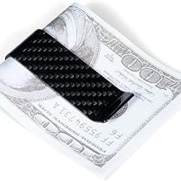 BAZPUR MART® Carbon Fiber M y Clip Classic Design Slim Card Holder Super Handy Mini Size-image-23
