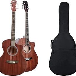 BLUEBERRY VlP-405, Truss Rod Acoustic Guitar Kit With 1 Bag, 1 Belt, 1 String Set And 2 Picks - 40 Inch (Classic Brown)-image-74