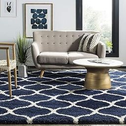 FIASCO Shaggy Carpet Solid Plain Fluffy Fur Rectangular Rugs for Bedroom Living Room Microfiber & Polyster Modern Interior Floor Size 3X6 Multi-image-2
