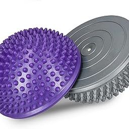 Larihk Retail Hedgehog Balance Pods, Stability Balance Trainer Dots Plus Balance Ball, Core Body Balancing, Inflatable Stepping Ball, Sensory Wiggle Seats for Kids(Pack Of 1)-image-63
