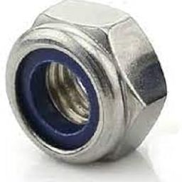 Stainless Steel Nylon Lock Nuts, M5 Thread, Pack of 10-image-89