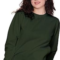 Gazelle Active Feel Good Women Full Sleeve Round Neck Fleece Sweatshirt%-image-98