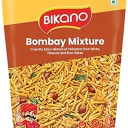 Bikano Bombay Mixture | Spicy & Tangy Indian Namkeen Snack | Crunchy Blend of Sev, Peanuts & Spices | Tea-Time Snack – 800g-image-39