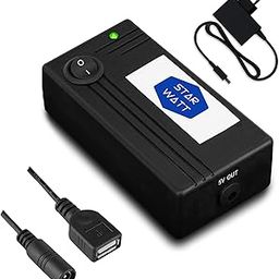 5V Mini UPS with Power Adaptor for 5V WiFi Routers, WiFi Cameras, Biometric & USB Powered Devices| Uninterrupted Power Backup for 3-10 Hours | Supports All 5V Upto 2A | Replaceable Battery-image-13