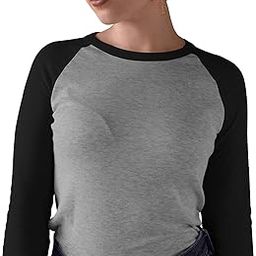 Women's Raglan Sleeve T-Shirt | Full Sleeve Cotton Top | Regular Fit Stylish & Comfortable Casual T-Shirt for Women-image-23