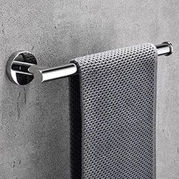 LUXIUR Towel Hanger for Wash Basin, Bathroom and Kitchen Sink Stand, 304 Grade Stainless Steel Towel Ring, Napkin Holder, Chrome Finish-image-35