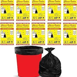 Clean India Garbage Bags/Dustbin Bags, Medium (19x21 inches) 30 bags X 10 Packets (M (300 Bags))-picture-30