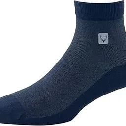 allen solly Men'S Cotton Quarter Length Socks (1 Pair) - Navy-picture-41