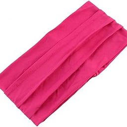 JAZZY PEARLS New Women Wide Sports Yoga Nonslip Headband Stretch Heirwrap Hairband Rose-image-75