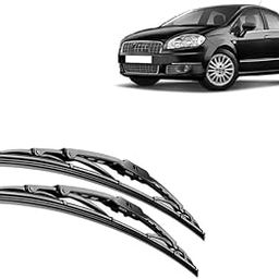 Car Windshield Glass Wiper Blade Replacement Set of 2 pcs Metal Type 22/16 inch Suitable for Fiat Linea-image-13