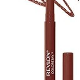REVLON Colorstay Longwear Lip Liner, with Built-In Sharpener, Longwear Rich Colors, Smooth Application, Smudge Proof, Chocolate (645)-image-3