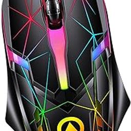 MERISHOPP Wired Gaming Mouse Optical Sensor 7 Colors Lights for Laptop Star Pattern|Computers/Tablets & Networking | Keyboards, Mice & Pointers | Mice, Trackballs & Touchpads-23