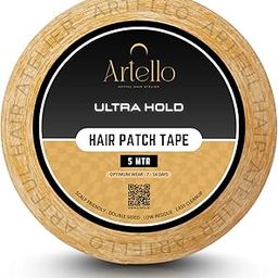 Artello® Ultra Hold HAIR PATCH TAPE for Men, Double-Sided Cotton-Cloth Tape for Base Installation, Waterproof Hair Wig Tape, Max Hold for upto 2 Weeks (Yellow, 1 Inch x 5 Meter)-picture-26