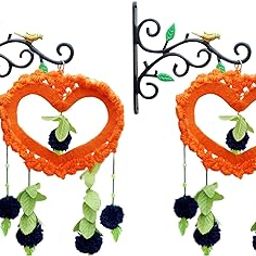 Growfynd ® Metal Wall Hook Hanging Plant Bracket | Decorative Straight Plant Hanger for Pots, Bird Feeders, Planters, Lanterns, Cotton, Wind Chimes Indoor Outdoor (Pack of 2)-image-76