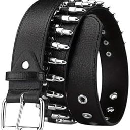 Rivet Belt Men's Punk European And American Bullet Belt-image-35