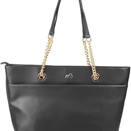 metro Faux Leather Premium Zipper Casual Tote Bag For Women-picture-44