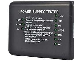 LipiWorld® Power Supply Tester Computer PC 24 pin 20 pin 8 pin 6 pin 4 pin for PSU, ATX, SATA, HDD, SMPS, PC, Floppy with LED Indicator Light-13