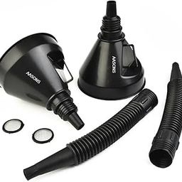 AASONS 2in1 Wide Mouth Fuel Funnel with Handle, Large Plastic Car Petrol Filter Funnel Flexible Spout Refuelling Oil | Water | Fuel | Petrol | Diesel | Gasoline For Cars | Bikes | Trucks (Pack of 2)-14