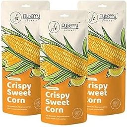Flyberry Gourmet Vacuum Fried Sweet Corn Chips, 150g (Pack of 3x50g) | Less than 5% oil | No Palm Oil & Preservatives | Healthy Snacks-image-67