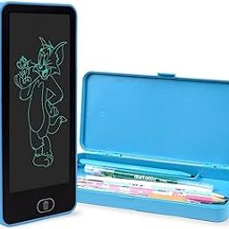 TRS 2 in 1- Pencil case for Girls | Pencil case for Kids | Writing Tablet |LCD Display- pencilcase Pouch | Pencil Box for Kids Girls | LCD Drawing Pencil Box |pad-for Schools(Color May Vary)-image-12