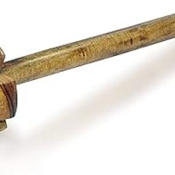 Hand Blender | Wooden Mixer with Brown Wooden Blade and Knob Control-image-34