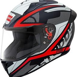Studds Thunder Full Face Helmet D4 with Clear Visor (Matt Black N2, XL)-7