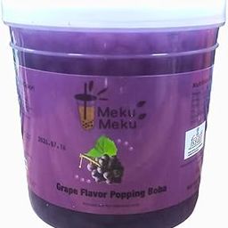 COUGAR Meku Meku Popping Boba Delicious Grape Flavour Juice 1.3kg (Imported)-image-30