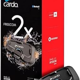 Cardo FRC2X003 Freecom 2X Motorcycle 2-Way Bluetooth Communication System Headset - Single Pack, Black-12